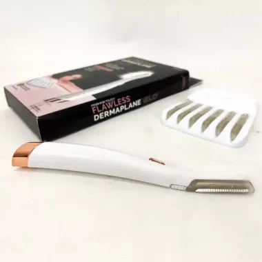 Триммер-эпилятор женский Flawless Dermaplane Glo, эпилятор для интимных зон
