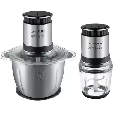 Измельчитель-блендер 2в1, 1000 Вт, 3.0 л + 0.6 л LumaBella Измельчитель-блендер 2в1, 1000 Вт, 3.0 л + 0.6 л LumaBella