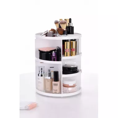 Поворотний органайзер для косметики 360 Rotation Білий