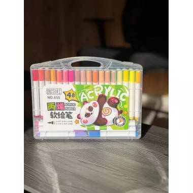 Акварельные маркеры 48 цветов Water Brush