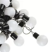 Гірлянда матова кулька 40LED 5м (флеш) 18мм, Новорічна бахрама, Світлодіодна гірлянда, Вулична гірлянда