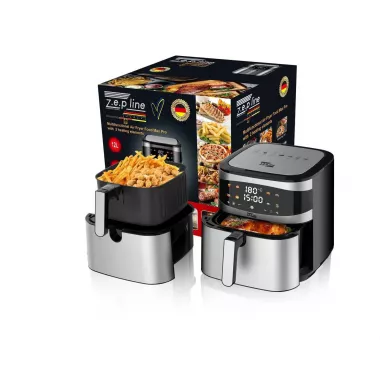 Фритюрница 12 л с двумя тенами 4200Вт Zepline ZP-216 с съемной корзинкой