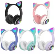 Беспроводные наушники Cat STN-28 / Гарнитура с микрофоном FM радио Bluetooth красный