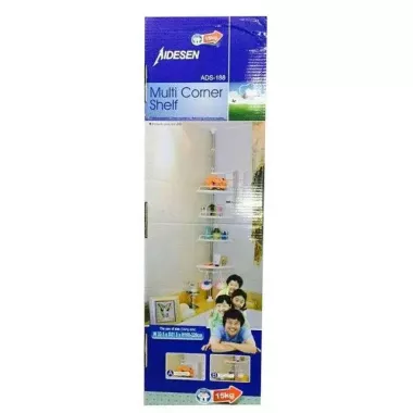 Угловая полка для ванной комнаты Multi Corner Shelf, металлическая