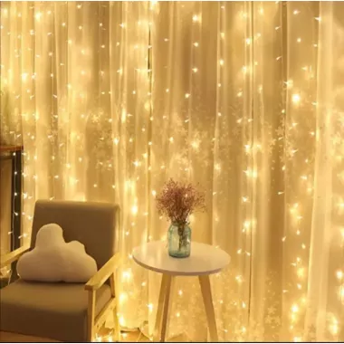 Гірлянда водоспад 320-400L 3X3М із заглуш. (10Х32ЛАМП) теплий RD-7152