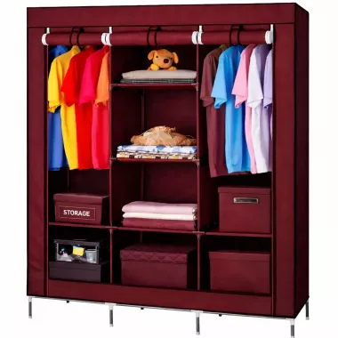 Тканевой шкаф HCX Storage Wardrobe 88130 Бордо Тканевой шкаф HCX Storage Wardrobe 88130 Бордо