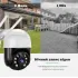 Уличная поворотная IP камера видеонаблюдения WiFi 2mp ICSee / камера наружного наблюдения для дома Black