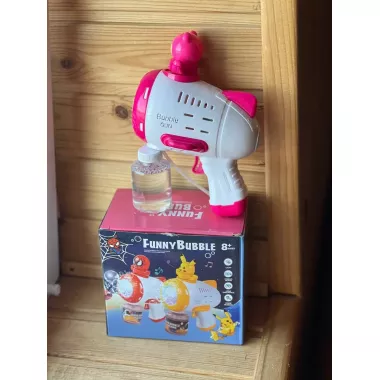 Пистолет детский автоматический пистолет пулемёт для мыльных пузырей Toy bubble gun AND 388-10