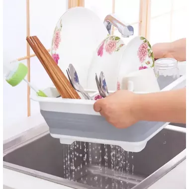 Сушка силиконовая для посуды Benson BN-090 | складная кухонная сушилка для посуды Бенсон, Бэнсон Сушка силиконовая для посуды Benson BN-090 | складная кухонная сушилка для посуды Бенсон, Бэнсон