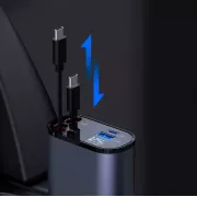 Автомобильное зарядное устройство с быстрой зарядкой 4в1 Lightning / Type-C / USB