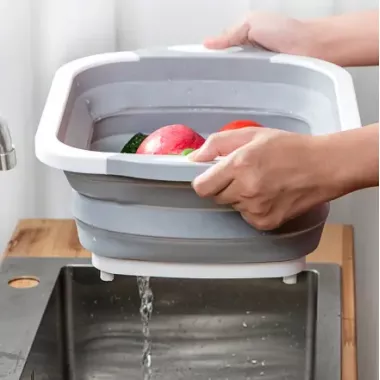 Разделочная доска 2 в 1 Chopper Доска-миска , доска контейнер, силиконовая доска