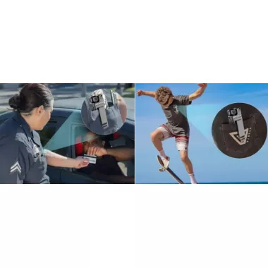 Видеокамера нагрудная Wi-Fi аккумуляторная боди камера с дисплеем 1.3 дюйма регистратор с фиксацией клипсой UKC L9