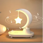 Беспроводная зарядка для телефона/ночник-лампа звезда TB-35SLIWBT