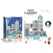 Детская игрушка Кукольный домик Snow Garden 556-66, 2 этажа, 72 детали, в коробке