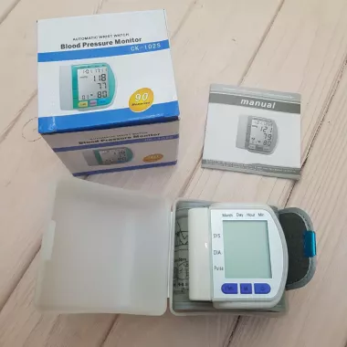 Автоматичний тонометр для вимірювання тиску пульсу на запясті Blood Pressure Monitor CK-102S