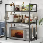 Универсальная полка-стеллаж для микроволновки 2 уровня 48х26х71 см YH-6616-2