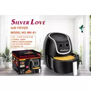 Воздушная фритюрница с кнопкоми Silver love MK-81 1500W, на 8 литров