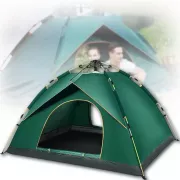 Автоматичний 3х місний намет з навісом 210х150х125 / Намет для кемпінгу на два входи