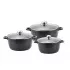 Кухонный набор кастрюль Benson BN-298 из литого алюминия и мармуровым антипригарным покрытием объемом 1.5/2.2/3.2 л. Кухонный набор кастрюль Benson BN-298 из литого алюминия и мармуровым антипригарным покрытием объемом 1.5/2.2/3.2 л.