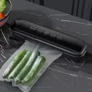 Кухонный вакуумный упаковщик Vacuum sealer Model 10 / Вакууматор для продуктов / Кухонный вакууматор 33х8,5х6см от сети
