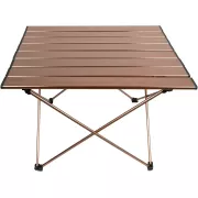 Стол раскладной для рыбалки и пикника 50х50см с чехлом Коричневый