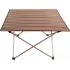Стол раскладной для рыбалки и пикника 50х50см с чехлом Коричневый