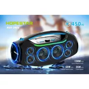 Колонка Bluetooth Hopestar A60 Ultra 450 Вт з мікрофоном RGB, IPX6, 30000 мАг