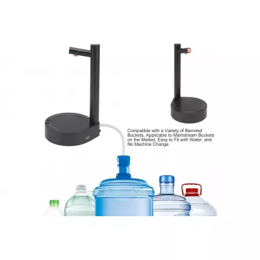 Электронный настольный умный диспенсер/насос для воды с USB зарядки WATER DISPENSER черный