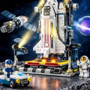 Конструктор Космическая Ракета шаттл / Космическая станция / Space Shuttle 458 деталей