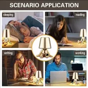 Настольная лампа-ночник Микки сидячий с сенсорным управлением и магнитным креплением