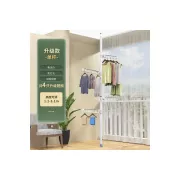 Вертикальна телескопічна вішалка - сушарка для одягу від підлоги до стелі 4 вішалки