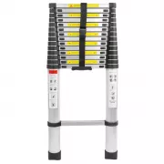 Сходи-Стрем'янка 5,80м (2,9+2.9) телескопічна, складана алюмінієва