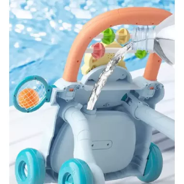 Детские ходунки-каталка с развивающим центром – первые шаги с радостью и пользой голуой Детские ходунки-каталка с развивающим центром – первые шаги с радостью и пользой голуой