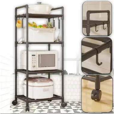 Полка этажерка TVT-03 4 ярусов Полка этажерка TVT-03 4 ярусов