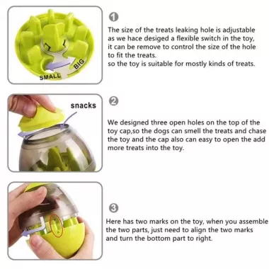 Игрушка для питомцев стакан с отверстием для еды Eating Sport