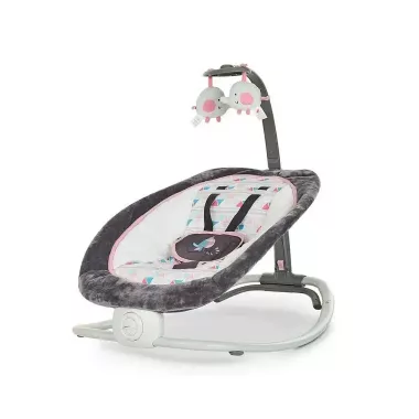 Дитяче крісло-гойдалка для новонароджених до 9 кг, (74х74х48см), 6917, Рожевий