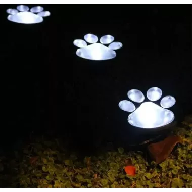 Светильник Solar Paw Print Lights на солнечной батарее 4 шт