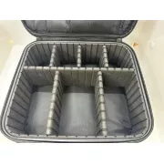 Розовая Органайзер бокс с зеркалом бьюти кейс косметичка чемоданчик сумка для хранения косметики и принадлежностей 26х23х10 см