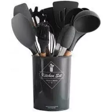 Набор кухонных принадлежностей силиконовый Kitchen Set RB-2239 красный (12 предметов) Набор кухонных принадлежностей силиконовый Kitchen Set RB-2239 красный (12 предметов)