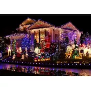 Гірлянда матова кулька 28LED 5м (флеш) 10мм, Новорічна бахрама, Світлодіодна гірлянда, Вулична гірлянда