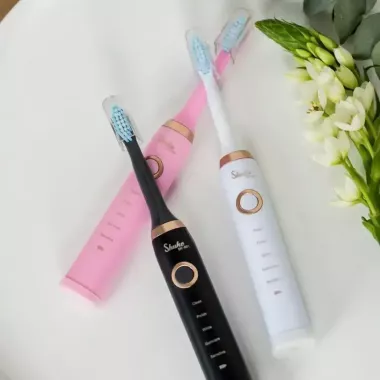 Электрическая зубная щетка Shuke SK-601 аккумуляторная ультразвуковая щетка для зубов 3 насадки