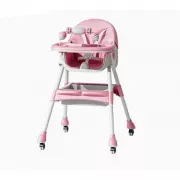 Детский стульчик-шезлонг для кормления с регулируемой спинкой и столиком 2в1 VEN-F005