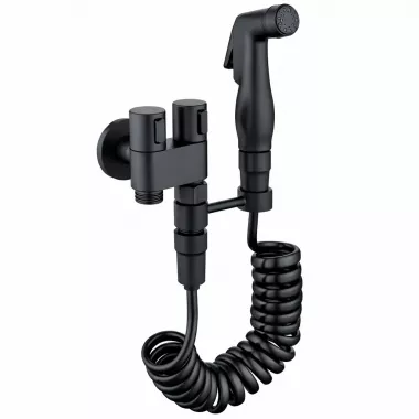 Гигиенический душ-биде с клапаном и спиральным шлангом AND YLN9041H