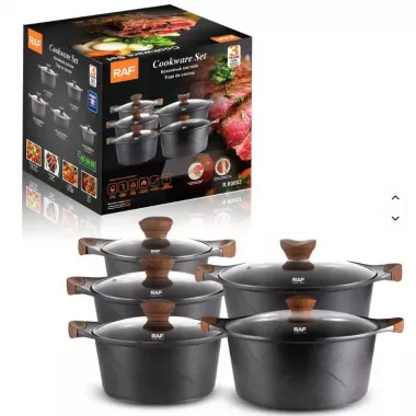 Набір каструль 5 в 1 Cookware Set R-80003 Набір каструль 5 в 1 Cookware Set R-80003
