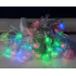 Гірлянда прозора кулька 40LED 5м (флеш) 18мм, Новорічна бахрама, Світлодіодна гірлянда, Вулична гірлянда