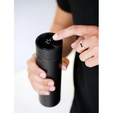 Термос с LED индикатором температуры сенсорный, 500 m | Умный термос с датчиком индикатором температуры 500 мл