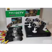 Комплект видеонаблюдения проводной с просмотром через 3G сеть FULL AHD CCTV (4 камеры) (без монитора)HD набор на 4 камеры с регистратором