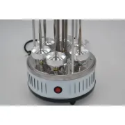 Електрошашличниця Domotec MS-7782 1000 Вт 6 Шампурів Біла