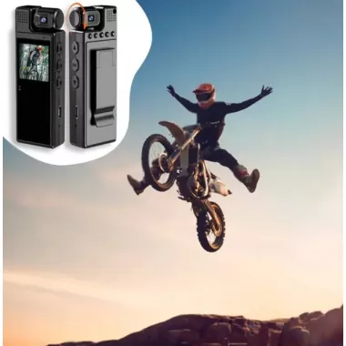 Видеокамера нагрудная Wi-Fi аккумуляторная боди камера с дисплеем 1.3 дюйма регистратор с фиксацией клипсой UKC L9