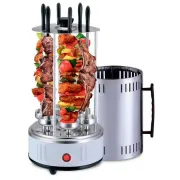 Електрошашличниця Domotec MS-7782 1000 Вт 6 Шампурів Біла